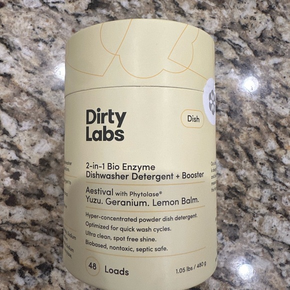 Dirty Labs | Dishwasher Detergent & Booster SEALED NWT 5lbs! | 🧼 (5, 1lb pkgs) - Picture 5 of 5